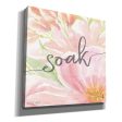 Floral Soak  by Cindy Jacobs, Canvas Wall Art For Sale