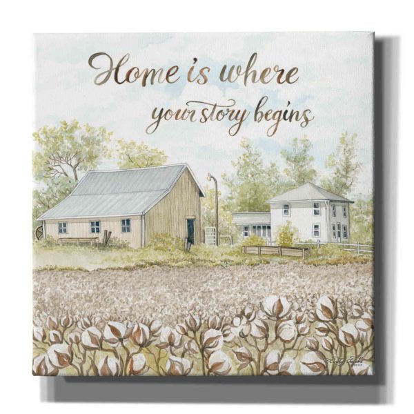 Home Is Where Your Story Begins  by Cindy Jacobs, Canvas Wall Art Online Hot Sale