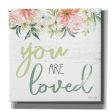 Floral You Are Loved  by Cindy Jacobs, Canvas Wall Art Online