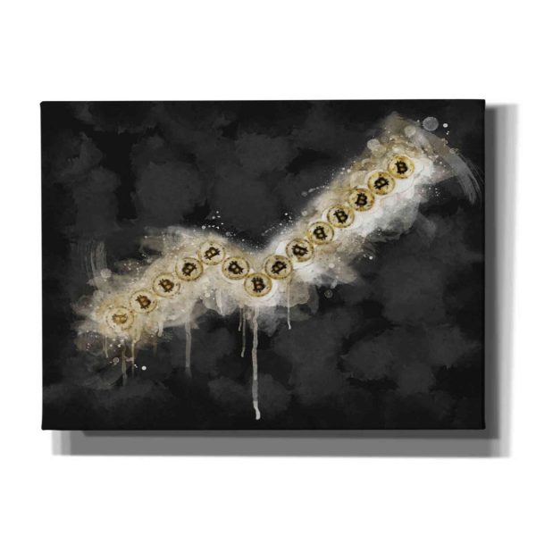 Bitcoin Going Up  by Surma and Guillen, Canvas Wall Art Online now