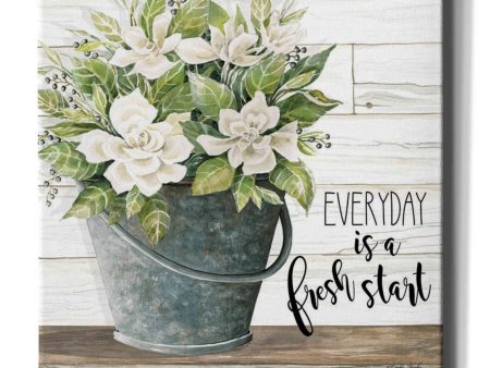 Everyday is a Fresh Start  by Cindy Jacobs, Canvas Wall Art For Sale