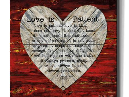 Love is Patient  by Cindy Jacobs, Canvas Wall Art Online now