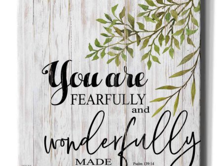 You are Fearfully and Wonderfully Made  by Cindy Jacobs, Canvas Wall Art Cheap