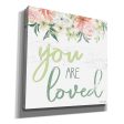 Floral You Are Loved  by Cindy Jacobs, Canvas Wall Art Online