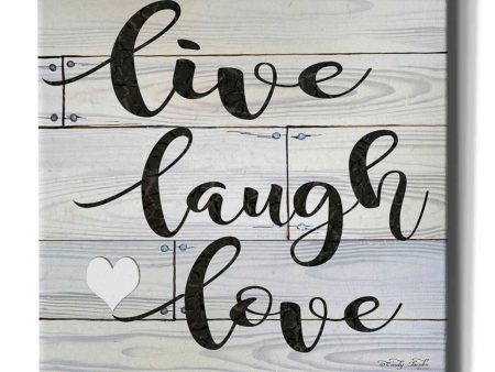 Live, Laugh, Love  by Cindy Jacobs, Canvas Wall Art For Sale