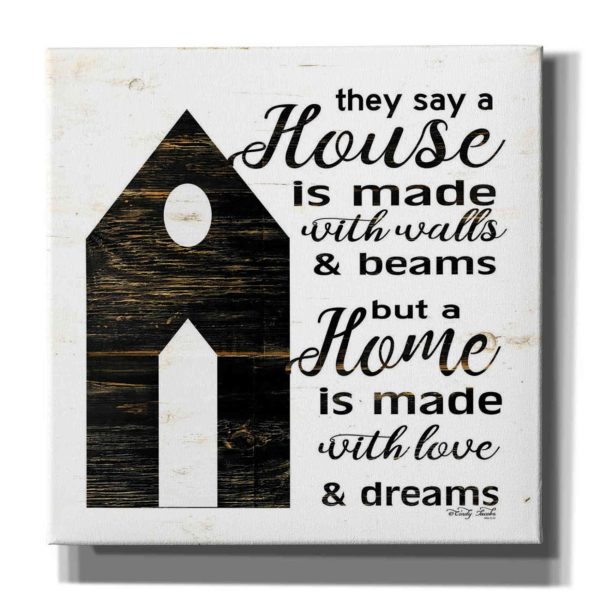 A Houseâ€¦  by Cindy Jacobs, Canvas Wall Art on Sale