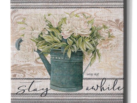 Stay Awhile  by Cindy Jacobs, Canvas Wall Art For Sale