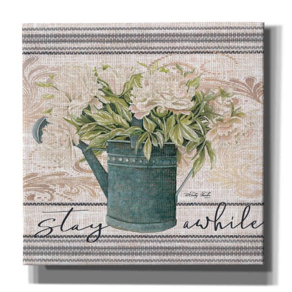 Stay Awhile  by Cindy Jacobs, Canvas Wall Art For Sale