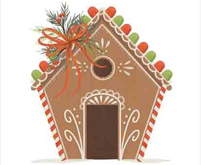 FEN1143 - Gingerbread House I - 12x16 Online Sale