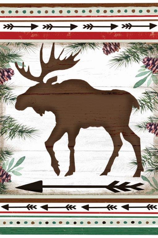 ET227 - Lodge Moose - 12x18 Hot on Sale