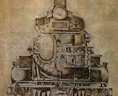 CC227 - Locomotive - 12x16 Online now