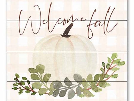 LUX708PAL - Welcome Fall Pumpkin - 12x12 on Sale