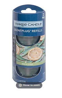 Yankee Candle Plug Refill Set, 2 pc. - Sage and Citrus Scent Online Hot Sale