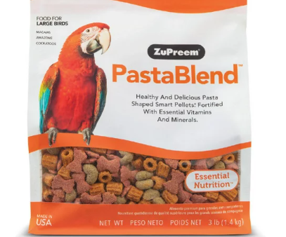 Zupreem Pastablend - Daily Bird Food for Large Birds - 3lb Pellets Fashion