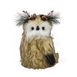 Brown Owl Christmas Tree Topper, 11.4 in, by Holiday Time For Sale