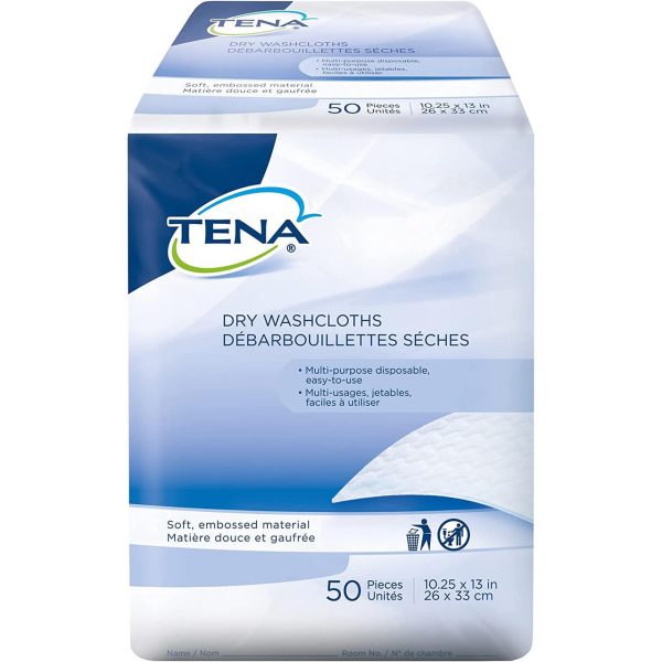 TENA Dry Washcloths Online