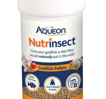 Aqueon Nutrinsect Fish-Free Fish Food Goldfish Pellets 1.76 oz For Discount