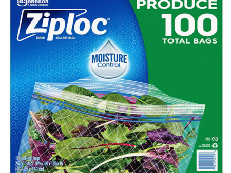 Ziploc Produce Bags with Seal Top, 100 ct. Sale