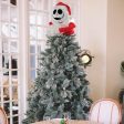 Disney, The Nightmare Before Christmas Jack Skellington Holiday Plush Tree Hugger, Black 11.5  High Hot on Sale