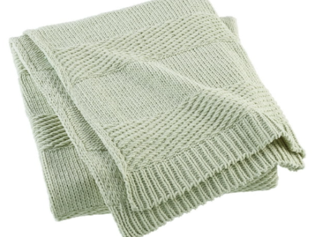 Beautiful Chenille Throw, Sage Green, 50 x 60 inches, by Drew Barrymore Hot on Sale