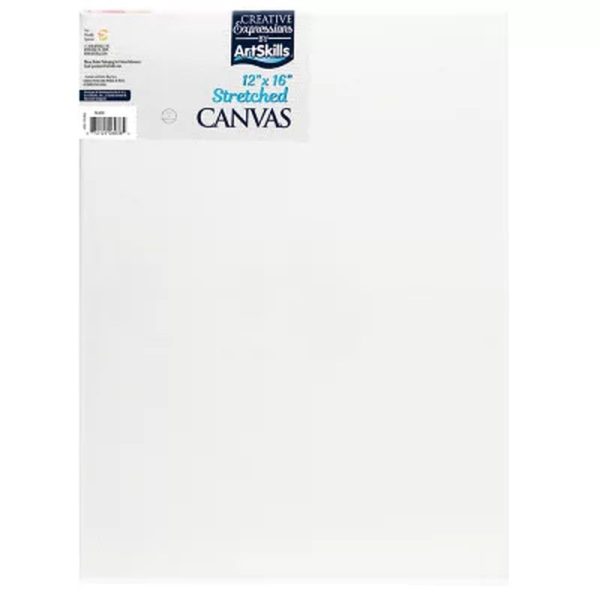 Artskills 12  X 16  Stretched Canvas for Arts and Crafts, 6 Pack Supply