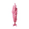 24 in Pre-Lit Pink Artificial Christmas Tree with 35 Warm White LED Lights and Stand, by Holiday Time Sale