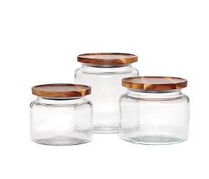 Anchor Hocking 3 Pc. Glass Canister Set Online now