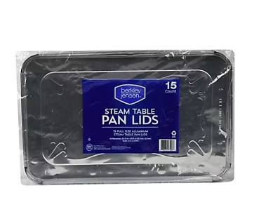 Berkley Jensen Steam Table Pan Lids, 15 ct. Sale