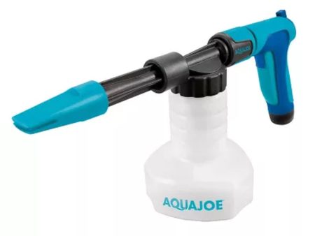 Aqua Joe 2-In-1 Hose-Powered Adjustable Foam Cannon Spray Gun Blaster Online now