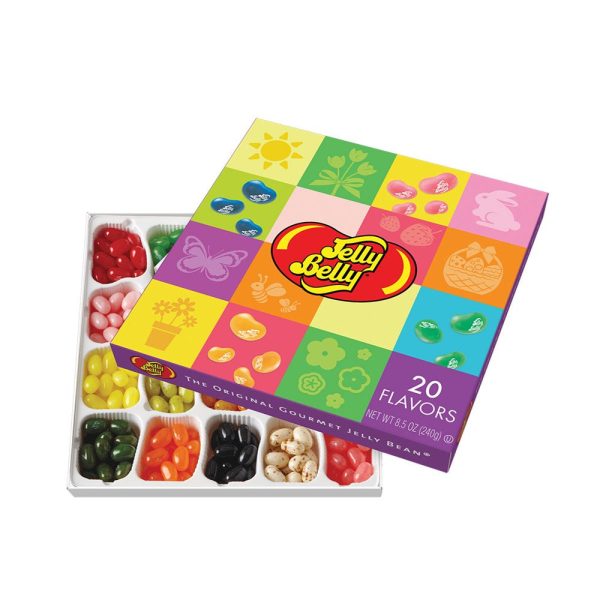 20-Flavor Spring 8.5 Oz Jelly Bean Gift Box For Cheap