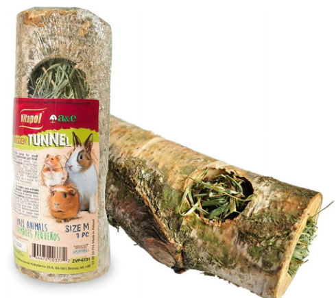 A&E Cage Small Animal Birch Tunnel with Hay - Medium Discount