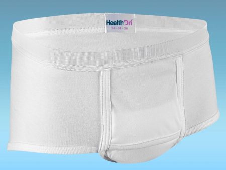 Salk HealthDri Men s Breathable Reusable Briefs, Heavy Absorbency Hot on Sale