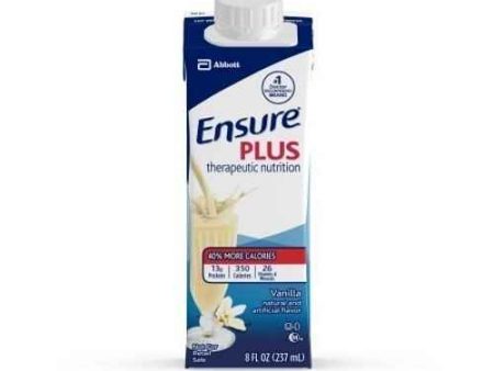 Ensure Plus Therapeutic Nutritional Shake, Vanilla, 8 oz Carton Online now