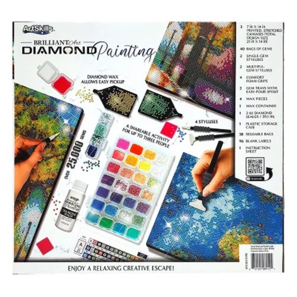 Artskills Brilliant Art Diamond Painting Kits, Select Design For Sale