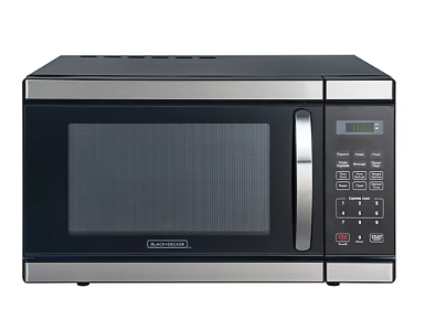 Black + Decker 1.1-Cu.-Ft. 1000W Microwave - Stainless Steel For Sale