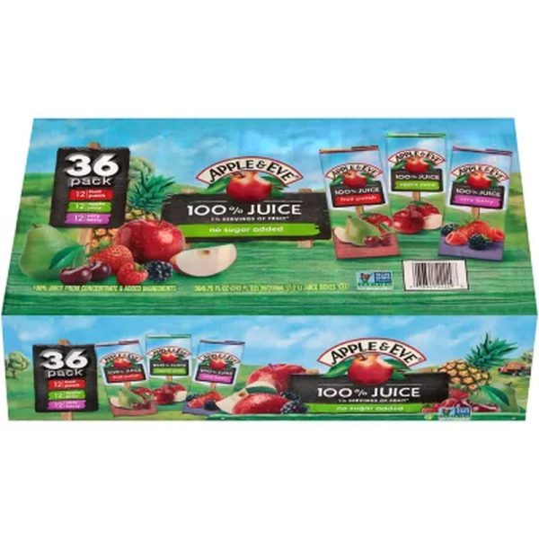 Apple & Eve 100% Juice Variety Pack (6.75 Fl. Oz., 36 Pk.) For Discount