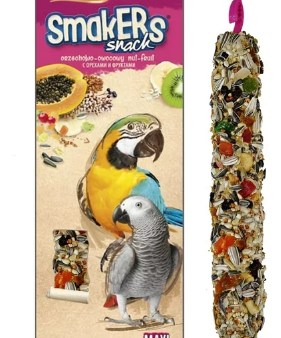 A&E Cage Co Smakers MAXI Parrot Fruit Treat Stick, Twin Pack For Discount