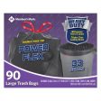 33-Gallon Power Flex Drawstring Trash Bags (90 Ct.) Supply