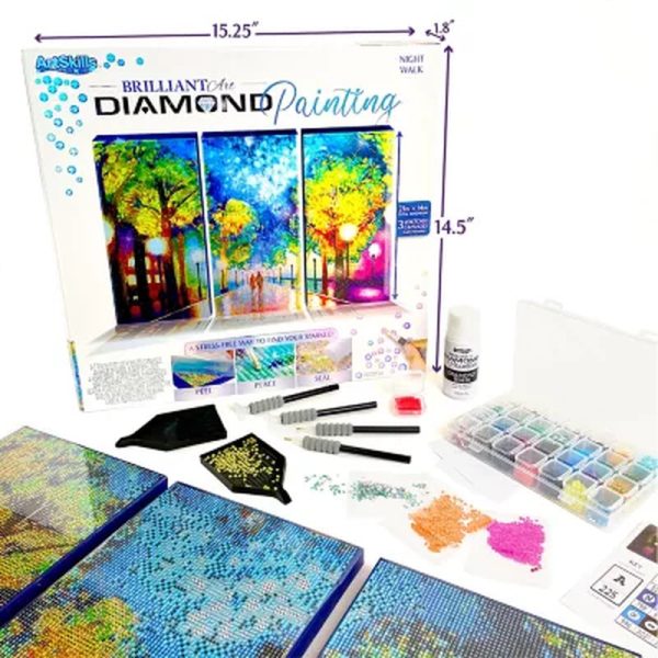 Artskills Brilliant Art Diamond Painting Kits, Select Design For Sale