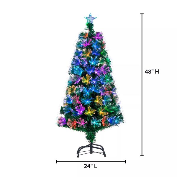 4  Color-Changing Fiber Optic Tree Online Hot Sale