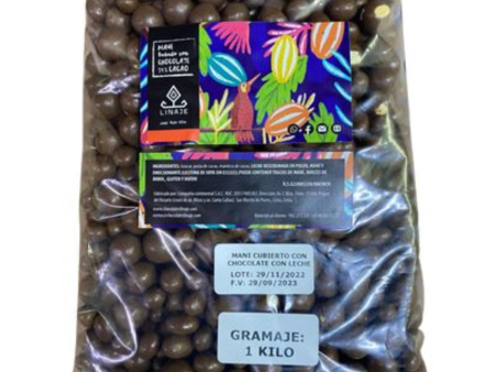 Grageas de mani con chocolate y leche 54% Cacao Linaje 1Kg Online Sale