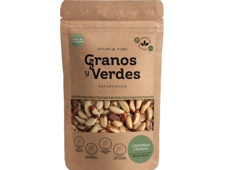 Castañas Tostadas Granos y Verdes 70g Hot on Sale