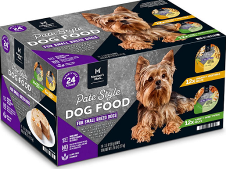 MemberÕs Mark Pate Style Dog Food, Variety Pack, 3.5 oz., 24 ct. Online now