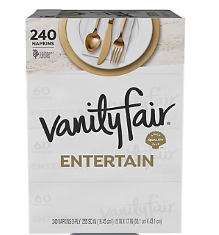 Vanity Fair 3-Ply Impressions Napkins, 240 ct. Online