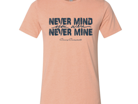 Heather Peach Never Mine Tee Online now