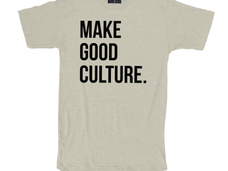 Make Good Culture Tee - Stone Online Hot Sale