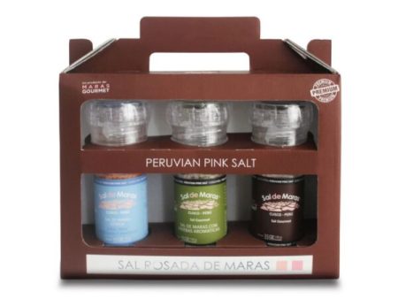 Tripack Sal de Maras en moledores recargables Maras Gourmet 3x100g For Discount