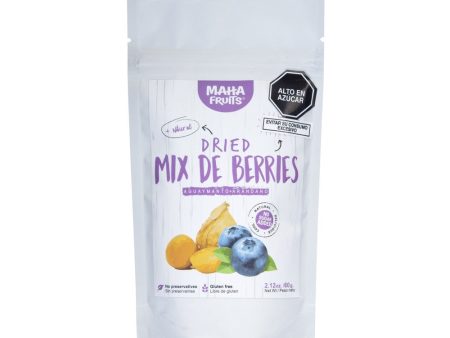 Mix Berries deshidratados 120gr Maha Fruits 120g For Sale