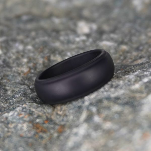 Forge and Lumber Black Silicone Ring Hot on Sale