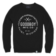 Crew Neck - Sweatshirt - Black Fashion